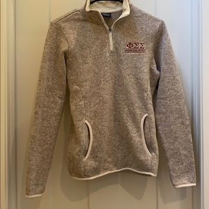 Phi Sigma Sigma quarter zip